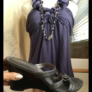 Express Purple Halter. Lightweight.